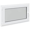 vidaXL Tilt & Turn K&auml;llarf&ouml;nster RISOR 100 x 60 cm PVC och glas