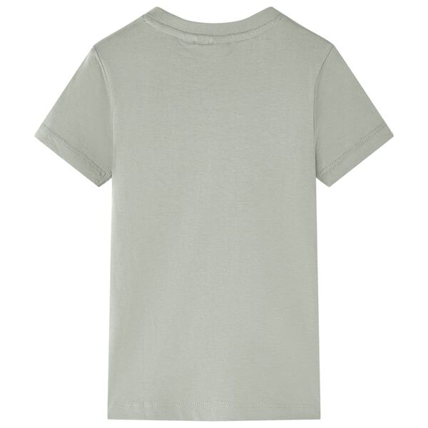 T-shirt f&ouml;r barn ljus khaki 116