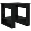 vidaXL Kaffeebord Svart Ek 51 x 50 x 50 cm Konstruerat tr&auml;