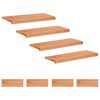 vidaXL Trapstegsmattor 8 st 80 x 30 x 2 cm Lack Massivt boktr&auml;