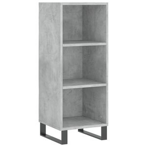 vidaXL Sk&auml;nk betonggr&aring; 34,5x32,5x90 cm konstruerat tr&auml;