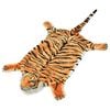 vidaXL Tigermatta plysch 144 cm brun