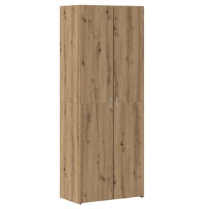vidaXL Sk&aring;p 2 pcs Artisan Ek 70 x 42,5 x 185 cm