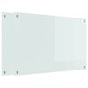 vidaXL K&ouml;ksskydd 2 st Vit 90 x 60 cm h&auml;rdat glas