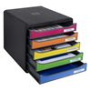 Exacompta Dokumentfack set Harlequin med 5 l&aring;dor