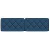vidaXL Headboard Cushion Blue 180 cm Fabric