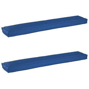 vidaXL Pallkuddset 2 pcs Kungsbl&aring; 200 x 40 x 8 cm Oxford Tyg