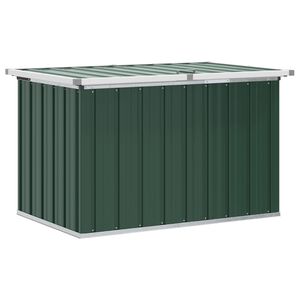 vidaXL F&ouml;rvaringsl&aring;da f&ouml;r tr&auml;dg&aring;rden gr&ouml;n 109x67x65 cm