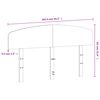 vidaXL Huvudgavel 160 cm massiv furu