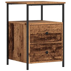 vidaXL S&auml;ngbord &aring;ldrat tr&auml; 34x35,5x50 cm konstruerat tr&auml;