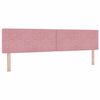 vidaXL Huvudgavel Rosa 200 cm Sammet