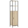 vidaXL Sk&aring;p Sonoma-ek 40 x 33 x 161 cm Konstruerat tr&auml;
