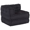 vidaXL Modulsofa enhet Tyg Antracit 210 x 140 x 56 cm
