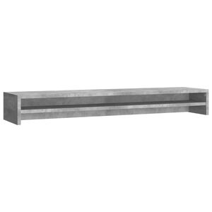 vidaXL Sk&auml;rmst&auml;ll betonggr&aring; 100x24x13 cm konstruerat tr&auml;