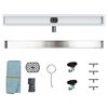 vidaXL Duschavlopp 2-i-1 med 360&deg; Siphon Silver 90 cm