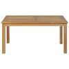 vidaXL Soffbord teak 90x50x45 cm