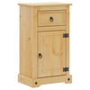 vidaXL Badrumssk&aring;p Corona 45x33x80 cm massiv furu