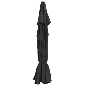 vidaXL Reservtyg f&ouml;r parasoll svart 515 cm