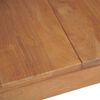 vidaXL Matbord i massiv teak med naturlig finish 120x60x76 cm