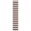 vidaXL Rullgardin zebra brun 40x230 cm tyg bredd 35,9 cm polyester