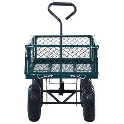 vidaXL Trädgårdsvagn grön 250 kg