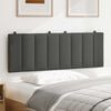 vidaXL Headboard Cushion "Hanko" Dark Grey 120 cm Fabric