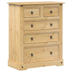 vidaXL Byr&aring; Corona 92x48x114 cm massiv furu