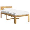 vidaXL Enkel S&auml;ngram med Huvudgavel ROSTOCK Vit 90 x 200 cm