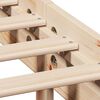 vidaXL Sängram utan madrass 75x190 cm massiv furu