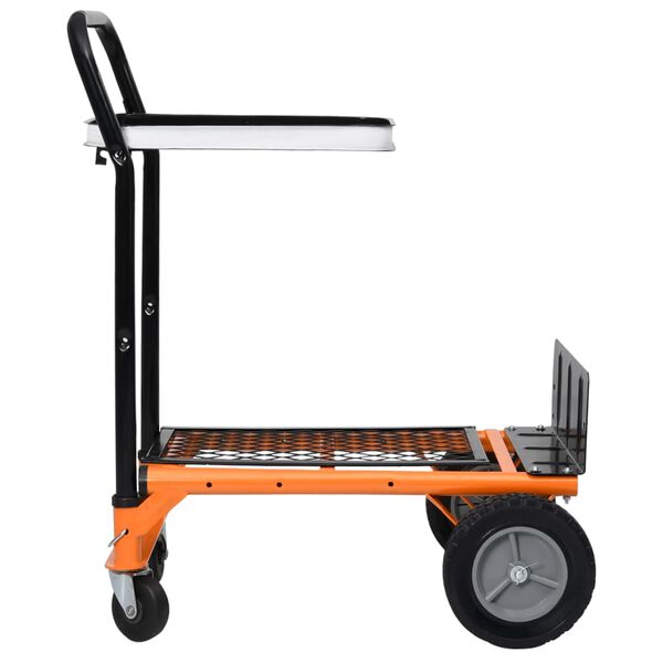 vidaXL 2-i-1 hopf&auml;llbar plattformsvagn med st&ouml;d f&ouml;r l&ouml;vp&aring;se