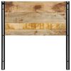 vidaXL Sänggavel 100 cm massivt trä, mango och järn