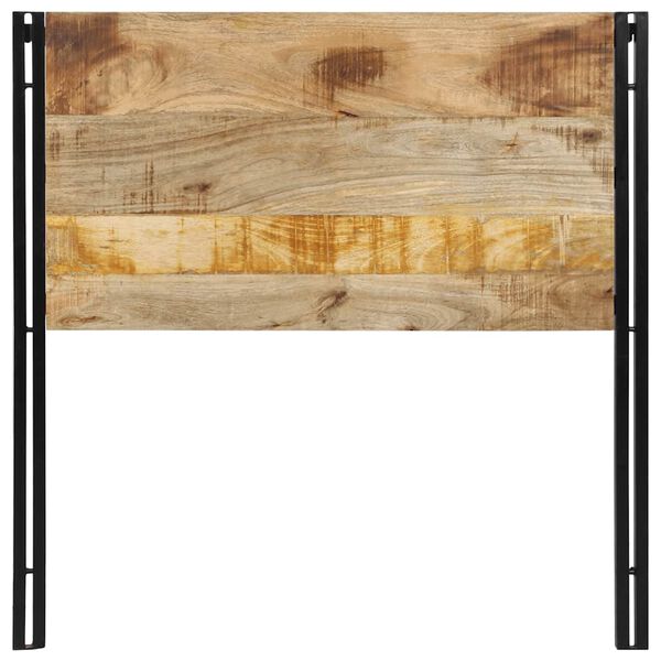 vidaXL Sänggavel 100 cm massivt trä, mango och järn