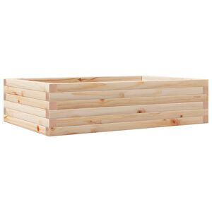vidaXL Odlingsl&aring;da 90x60x23 cm massivt furutr&auml;