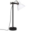 vidaXL Skrivbordslampa 25 W vit 15x15x55 cm E27