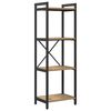 vidaXL Hyllsystem 40 x 30 x 119 cm Konstruerat tr&auml; Artisan Ek