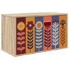 vidaXL V&auml;ggmonterad TV-sk&aring;p ESSEN 69 x 33 x 40 cm Sonoma-ek