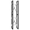 vidaXL Bokhylla 4 hyllplan vit 40x30x140 cm konstruerat tr&auml;