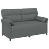 vidaXL Soffa 100% polyester metallram MDF, Plywood