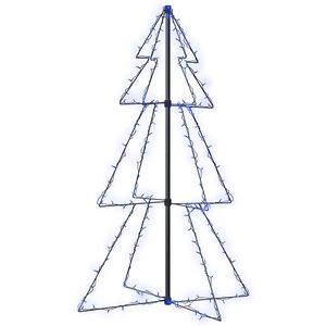 vidaXL Ljuskon f&ouml;r julgran 160 LED inne/ute 78x120 cm
