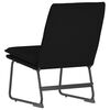 vidaXL Loungestol svart 52x75x76 cm tyg