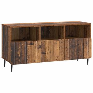 vidaXL TV-sk&aring;p med l&aring;da Gammalt tr&auml; 102 x 34,5 x 50 cm Konstruerat tr&auml;