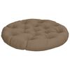 vidaXL H&auml;ngstolskudde VIANEN 100% Polyester Taupe &Oslash; 80 x 12 cm