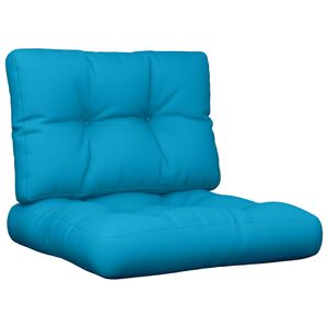 vidaXL Palldynor 2 st bl&aring; tyg
