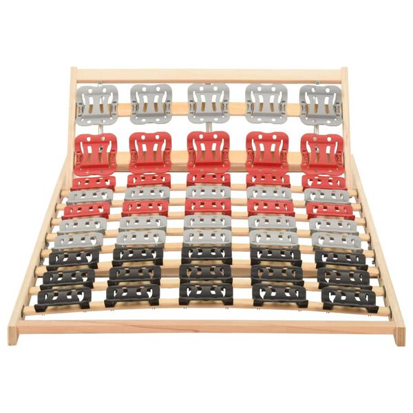 vidaXL Ribbotten med 12 ribbor justerbart huvudomr&aring;de 80x200 cm