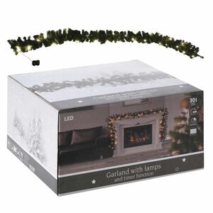Ambiance Julgirland med 30 lysdioder 270 cm