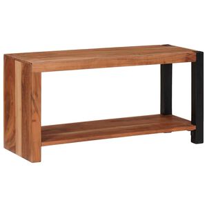vidaXL Hyllsystem Brun 80 x 30 x 40 cm Massivt Akaciatr&auml;