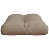 vidaXL Palldyna taupe 60x40x12 cm tyg