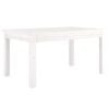 vidaXL Soffbord vit 80x50x40 cm massivt furu