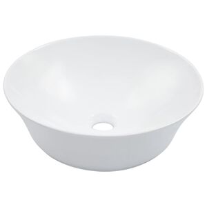 vidaXL Handfat 41x12,5 cm keramik vit