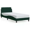 vidaXL Bed Frame "Dover" Dark Green 80x200 cm Velvet